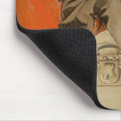 J.C. Leyendecker Banjo Player 1920 Art Deco Art マウスパッド (コーナー)