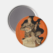 J.C. Leyendecker Banjo Player 1920 Art Deco Art マグネット (正面/裏面)