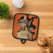 J.C. Leyendecker Banjo Player 1920 Art Deco Art 鍋敷き (トップダウン)