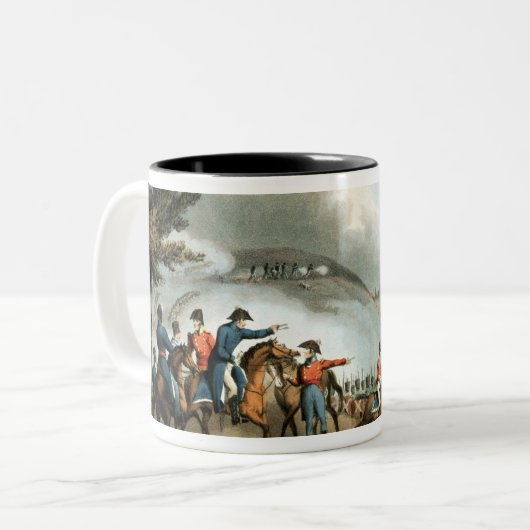 J. Clarkeがエッチングするサラマンカの戦い ツートーンマグカップ (正面左)