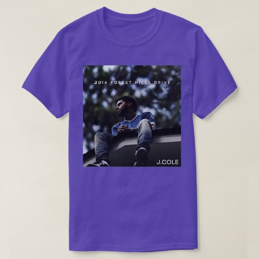 J Cole 2014フォレストヒルズドライブ Tシャツ (デザイン正面)