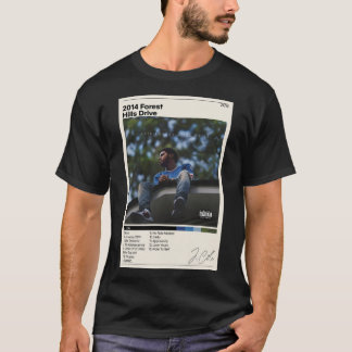 J Cole Poster 2014 Forest Hills Drive Poster J C Tシャツ