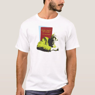 J.D. ライのポップアートのSalingerのキャッチャー Tシャツ