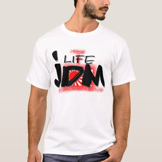 J.D.M. 生命赤 Tシャツ (正面)