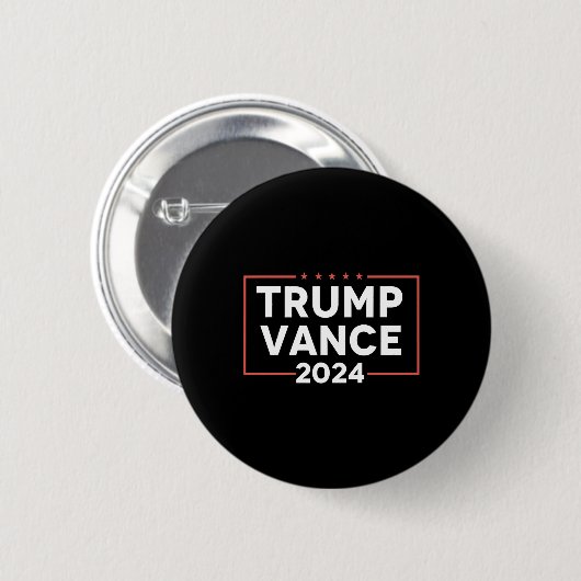J D Vance 2024 缶バッジ (正面&裏面)