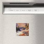 J.E.H.マクドナルド：モントリオール川のアートワーク マグネット (インサイチュ (食洗機))