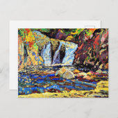 J.E.H. MacDonald – 小さな秋のスケッチ， 1918 ポストカード (正面/裏面)