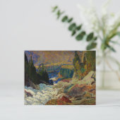 J.E.H. MacDonald -秋，モントリオール川， 1920. ポストカード (スタンド正面)