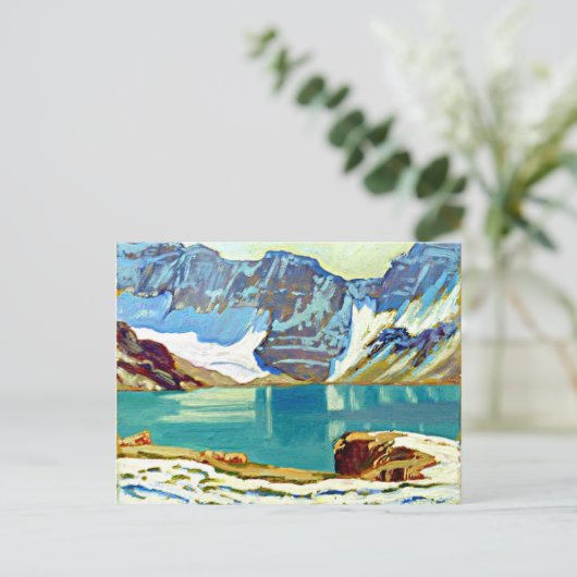 J.E.H. MacDonald - Lake McArthur, Yoho Park ポストカード (スタンド正面)