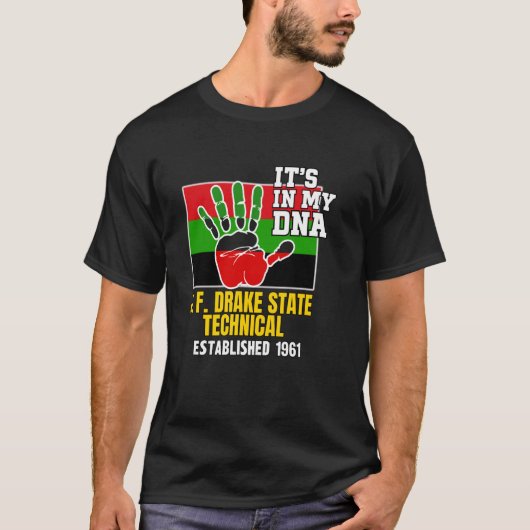 J. F. ドレイク州立工業大学、JFDSTC、HBCデザイン Tシャツ (正面)
