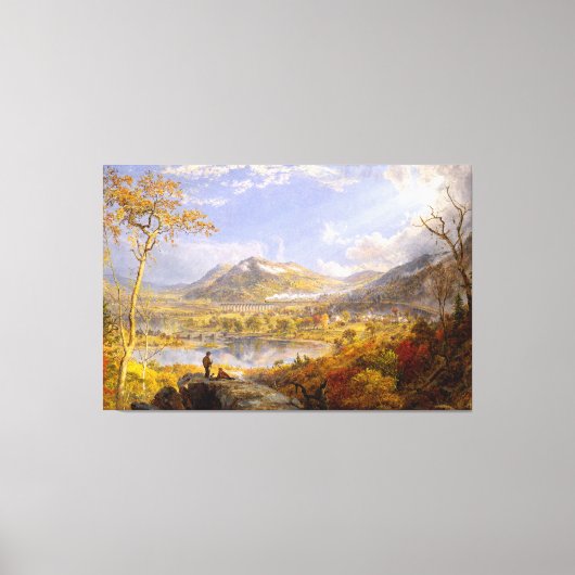 J. F. CROPSEY Starrucca Viaduct,ペンシルベニア州,1865 キャンバスプリント (正面)