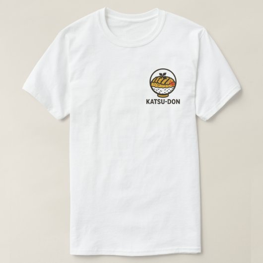 j.foodカツドンラバーティー tシャツ (デザイン正面)