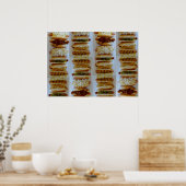 J&Gテキサス州ウィーナーホットドッグポスター ポスター (キッチン)