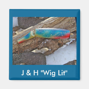 J&H「WIG LIT」ヴィンテージサルタータールアーアイテム マグネット