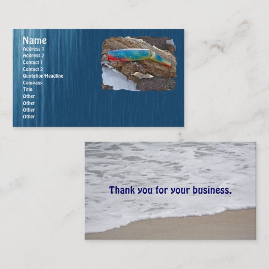 J&H「WIG LIT」ヴィンテージサルタータールアーアイテム 名刺 (正面/裏面)