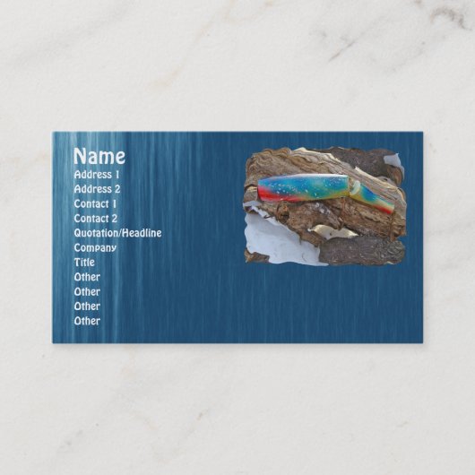 J&H「WIG LIT」ヴィンテージサルタータールアーアイテム 名刺 (正面)