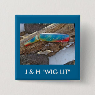 J&H「WIG LIT」ヴィンテージサルタータールアーアイテム 缶バッジ