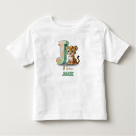 J is for Jack – Personalized Toddler T-shirt  トドラーTシャツ