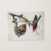 J.J. Audubon (赤い背負われたタカ) (1829年) ジグソーパズル (横)