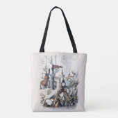 J J Grandville人間の形をしたバンドトート トートバッグ (裏面)