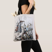 J J Grandville人間の形をしたバンドトート トートバッグ (クローズアップ)
