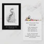 J J Grandville昆虫学者名刺 名刺 (正面/裏面)