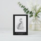 J J Grandville昆虫学者名刺 名刺 (スタンド正面)