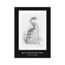 J J Grandville昆虫学者名刺