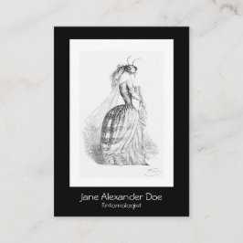 J J Grandville昆虫学者名刺 名刺