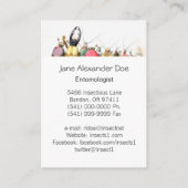 J J Grandville昆虫学者名刺 名刺 (裏面)