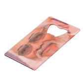 J.J.Rawlings、ガーナの大統領、ジェリー・ローリングス クレジットカード栓抜き (正面アングル)