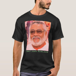 J.J.Rawlings、ガーナの大統領、ジェリー・ローリングス Tシャツ