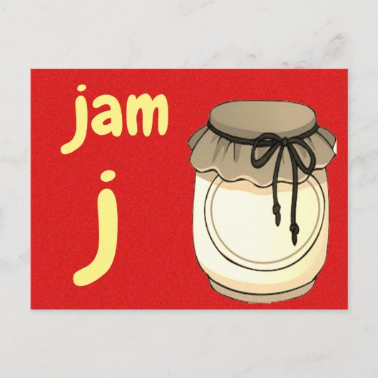 j - jamフラッシュカード ポストカード (正面)