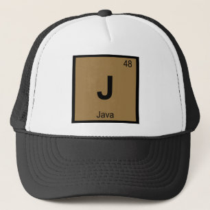 J - Javaコーヒー化学周期表シンボル キャップ