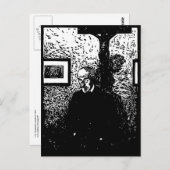 J.-K.ユスマンズウッドカット ポストカード (正面/裏面)