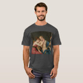 J.L.ダヴィッド:テレマコスとエウカリスの別離 Tシャツ (正面フル)