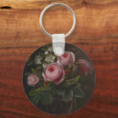 J.L. Jensen -バラと木のアネモネの中の… キーホルダー (裏面)