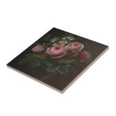 J.L. Jensen -バラと木のアネモネの中の… タイル (側面)