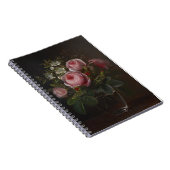 J.L. Jensen -バラと木のアネモネの中の… ノートブック (右側)