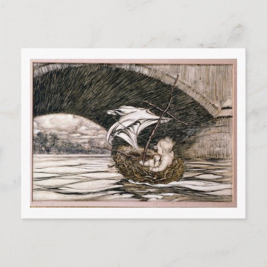 J.M.バリー |彼は橋の下を通り過ぎ来 ポストカード (正面)