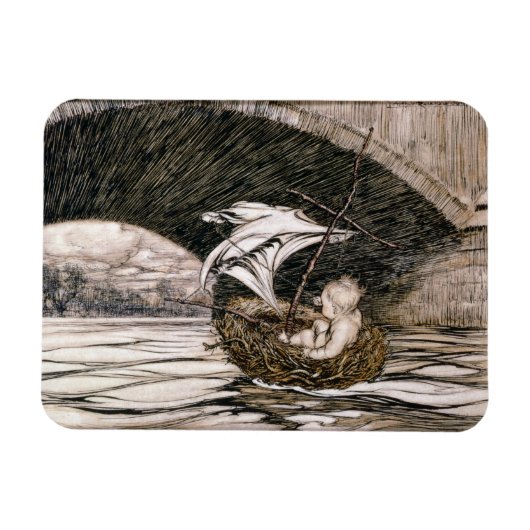 J.M.バリー |彼は橋の下を通り過ぎ来 マグネット (横)