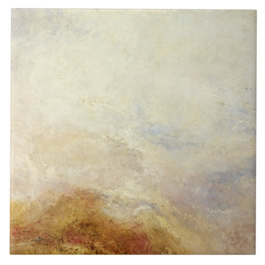 J. M. W. Turner – 山の風景、ヴァル・ダオスタ タイル (正面)