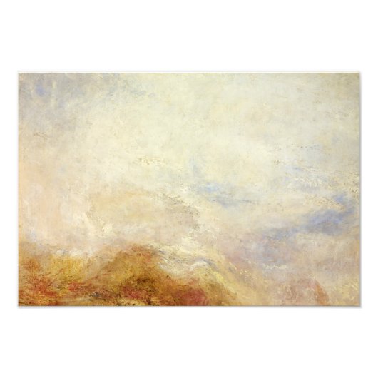 J. M. W. Turner – 山の風景、ヴァル・ダオスタ フォトプリント (正面)