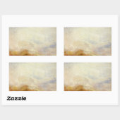 J. M. W. Turner – 山の風景、ヴァル・ダオスタ 長方形シール (シート)