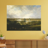 J M W Turner 1809によるグリニッジ・パークからのロンドン キャンバスプリント (インサイチュ (リビング))