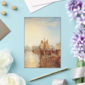 J.M.W. Turner: Harbor of Dieppe Romantic Fine Art アクリル招待状 (インサイチュ (ウェディング))