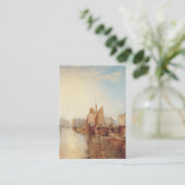 J.M.W. Turner: Harbor of Dieppe Romantic Fine Art エンクロージャーカード (スタンド正面)
