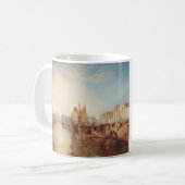 J.M.W. Turner: Harbor of Dieppe Romantic Fine Art コーヒーマグカップ (正面左)