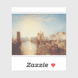 J.M.W. Turner: Harbor of Dieppe Romantic Fine Art シール