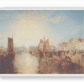 J.M.W. Turner: Harbor of Dieppe Romantic Fine Art シール (正面)